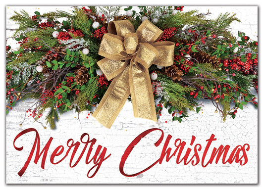 HP02110 Christmas Joy Christmas Cards 7 7/8 x 5 5/8" Qty 25