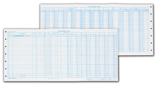 116021N Personal Accounting Journal 19 1/2 x 8 1/2"  QTY 20