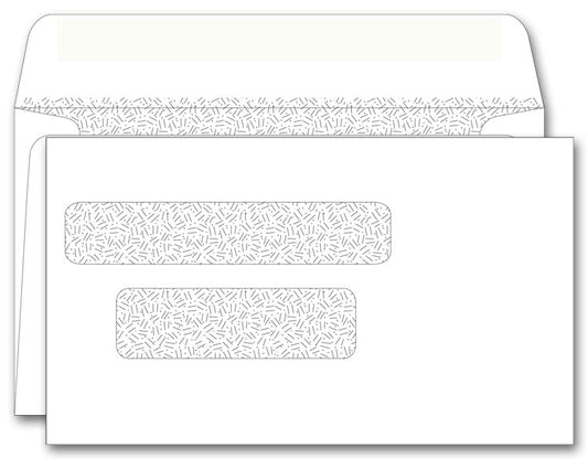 116041N Double Window Envelope 3 9/16 x 6 1/8" QTY 250