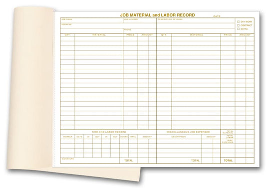 231 Padded Material & Labor Records Padded 11 x 8 1/2" QTY 500