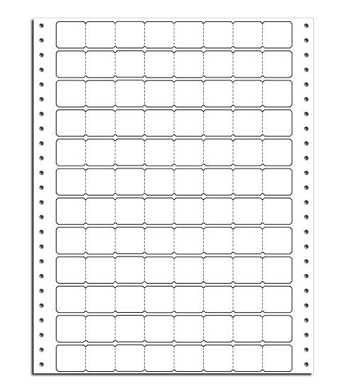 9865 Pricing Labels Continuous 9" Carrier Stock Blank 15/16 x 1" QTY 12,000