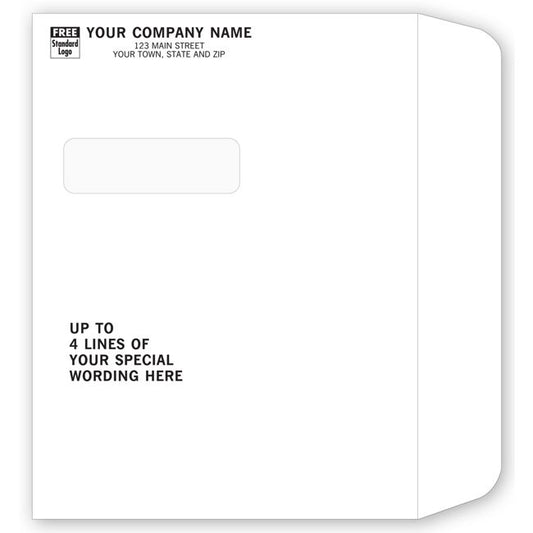 Streamline Your Mailings with Single Window Booklet Envelopes!