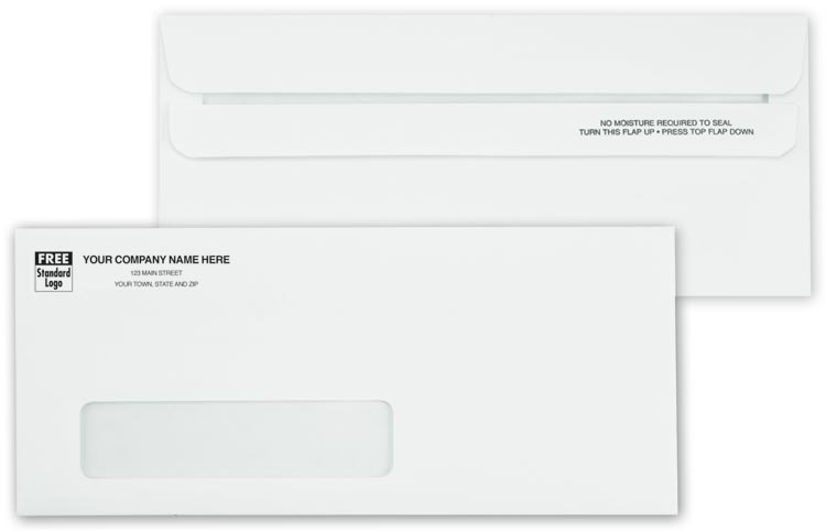 Simplify Your Mailing Process with Single Window Self-Seal Envelopes