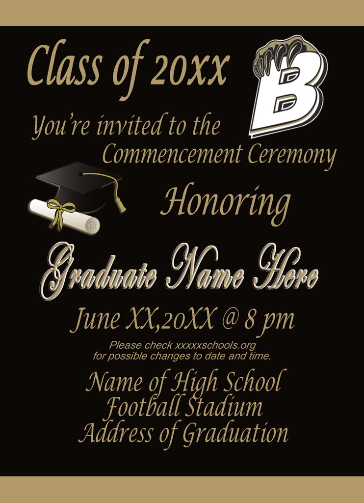 Graduations are coming! Do you want the perfect invite for your Grad's ...