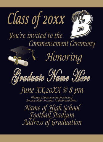 Graduations are coming!  Do you want the perfect invite for your Grad's party?