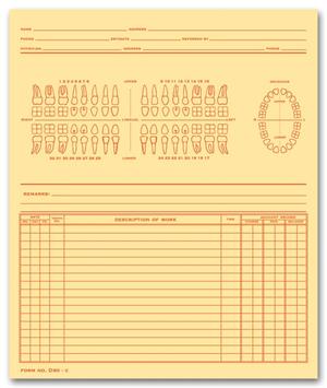 Organize with Precision: Dental Exam Records with Numbered Tooth System