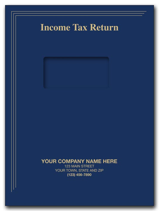 Simplify Tax Season with Our Custom Income Tax Folders