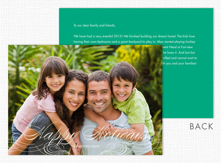Spread Joy this Season: Discover Our Customizable "Happy Holiday" Christmas Photo-Cards!