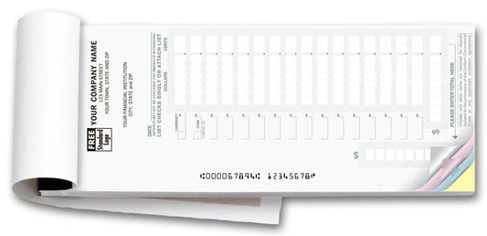 5Forms 100056-2 Booked Easy Scan Deposit Tickets - 2 Parts Qty 150 Tickets