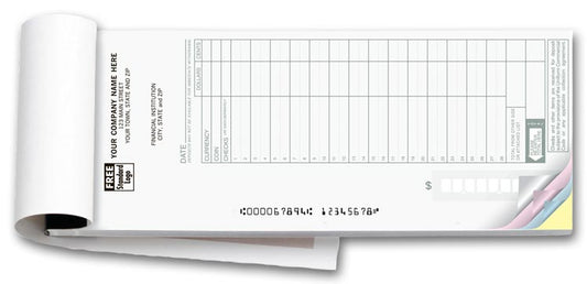 5Forms 100058 1-Part Booked Deposit Tickets Extra Lines for Deposits