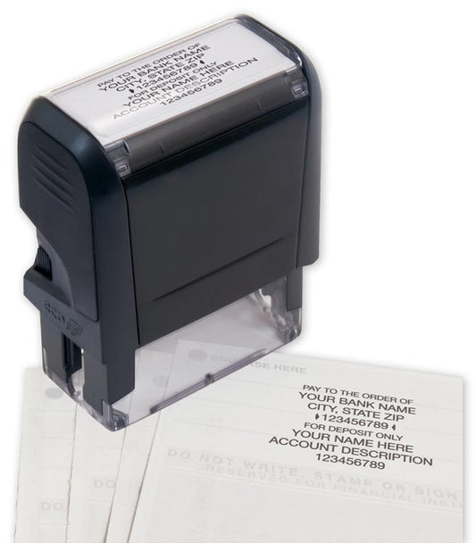 102170 - A Self Inking Endorsement Stamp 2 3/8 x 7/8"