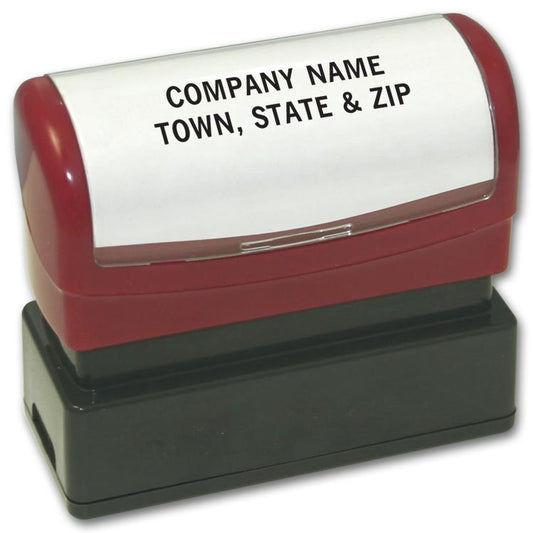 1132336 2 Line Custom Stamp Pre-Inked Stamp