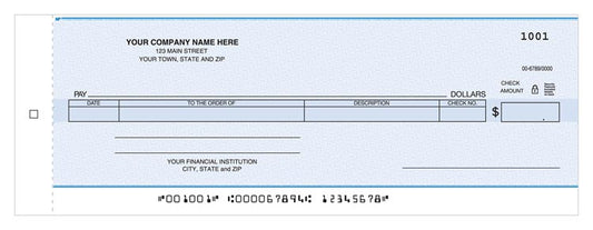 5Forms 190CC-A Cash Disbursement Center Check Carbon 3 1/4 x 9 1/8" - QTY 250