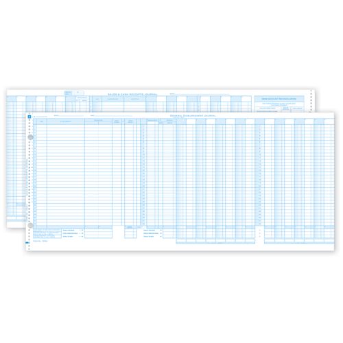 192NJ.1 One Write General Disbursement Journals 24 1/2 X 11" QTY 25