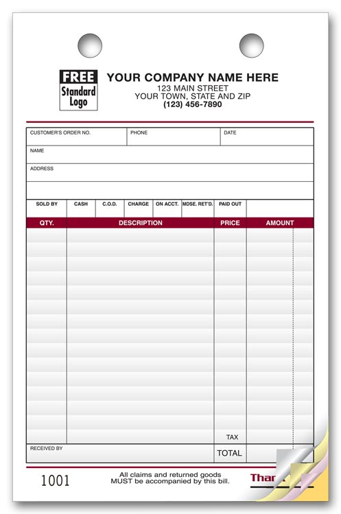 2531 Multi Purpose Register Forms Image Design Large Format5 1/2x8 1/2