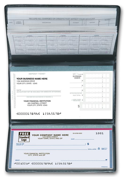 51100N The Entrepreneur Compact Size Checks and Register 6 x 3"QTY 100