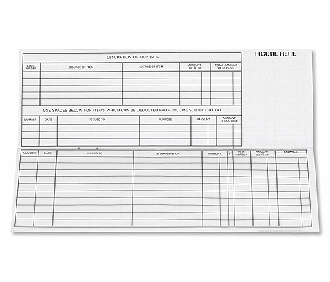 59004N.1 Traveller Registers 8 5/8 x 3" - 5 Registers