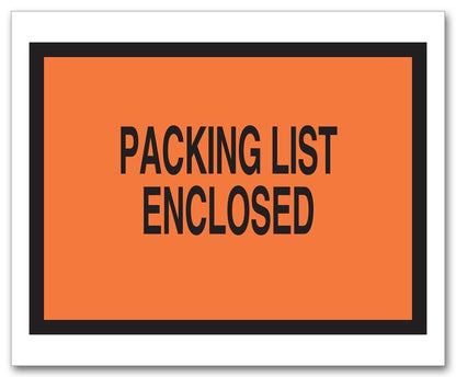 733 Packing List Envelope with Pressure Sensitive Backing 5 1/2 x 4 1/2"