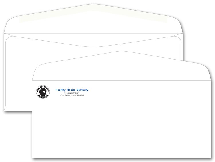 740 No. 10 Envelope Imprinted No Window 9 1/2 x 4 1/8" QTY 250