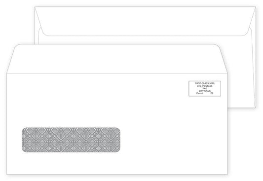 91583.1 Single Window Confidential Envelope 4 1/8 x 9" QTY 250