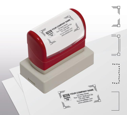 D2022L Name & Address Stamp Large Pre-Inked 2 5/16 x 29/32"