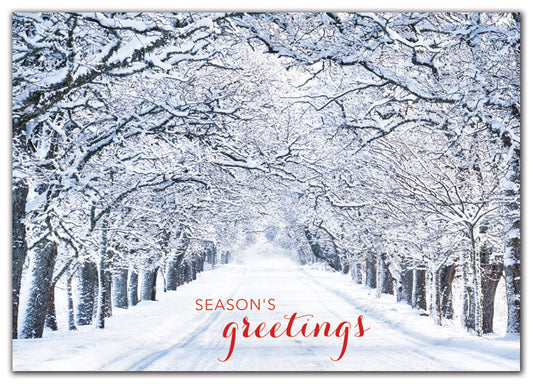 HP02107 Crystal Lane Holiday Cards 7 7/8 x 5 5/8" QTY 25