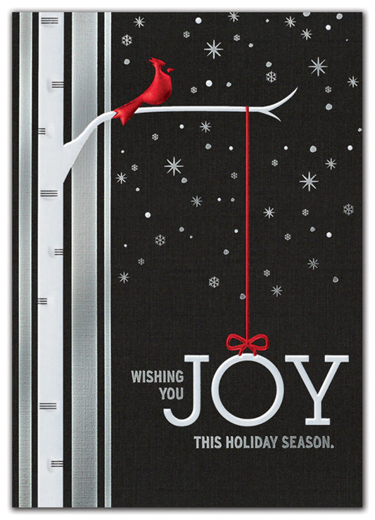 HP03390 - H16617 Joyful Cardinal Holiday Cards 5 5/8 x 7 7/8" QTY 25