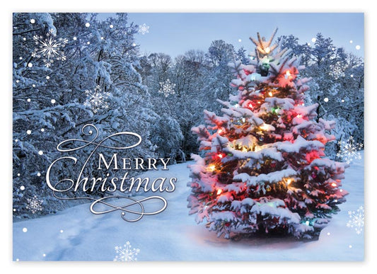 HP14318 - N4318 Beacon of Joy Christmas Cards 7 7/8 x 5 5/8" QTY 25