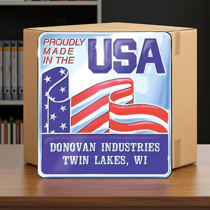 FSEMA3 Personalized Made in America Seal MA-3 2 x 2 3/16" QTY 125