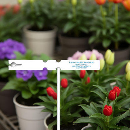 5125 Floral Plant Tag 1 Color 8 1/2 x 3/4" QTY 1,000