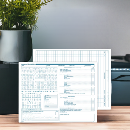 1046 Dental Exam Record Multi-Use 8 1/2 x 11" QTY 250