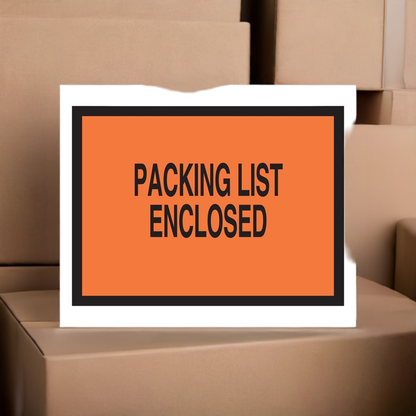 733 Packing List Envelope with Pressure Sensitive Backing 5 1/2 x 4 1/2"