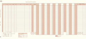 1000J Receipt Journals Long 24 1/2 x 11" QTY 25