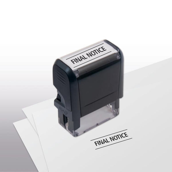 103005 Final Notice Stamp Self-Inking 1 11/16 x 9/16"