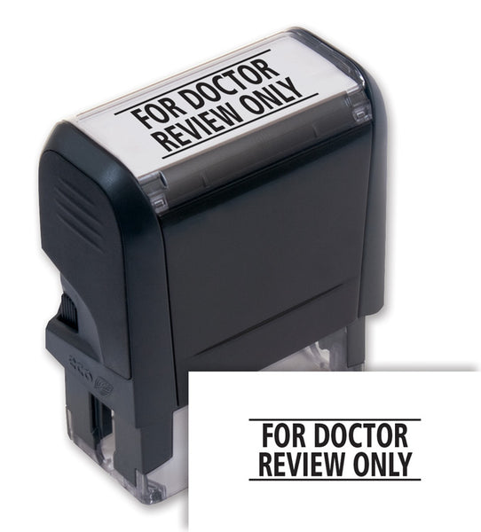 103057 Self-Inking For Doctor Review Only Stamp 1 11/16 x 9/16"