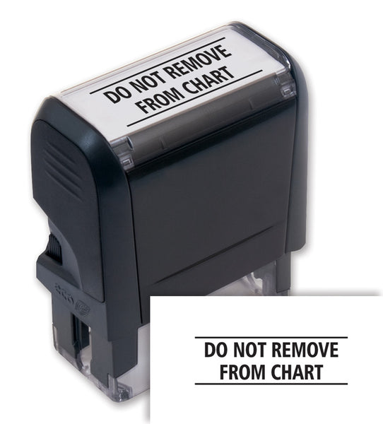 103064 Self-Inking Do Not Remove From Chart Stamp 1 11/16 x 9/16"
