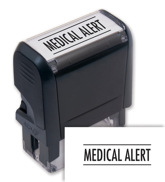 103066 Self-Inking Medical Alert Stamp 1 11/16 x 9/16"