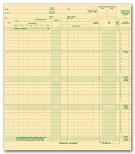 131031N Expense Payroll Ledger 9 3/4 x 11" QTY 15