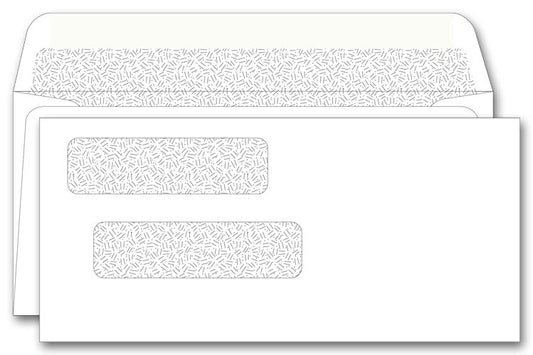 132041N Double Window Envelope 3 1/2 x 7 1/2" QTY 100