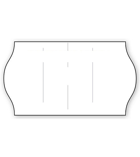 1571 METO 1 Line Pricing Labels Roll White 13/16 x 7/16" QTY 10,000