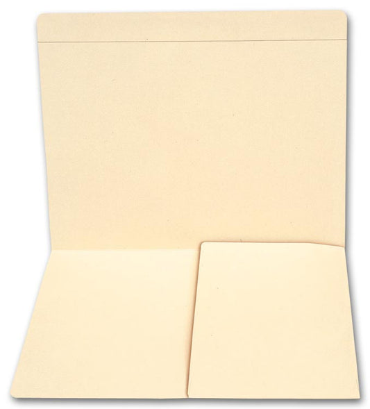 1751 Top Tab Half Pocket Manila Folder 11 pt 11 3/4 x 9 1/2" - QTY 100