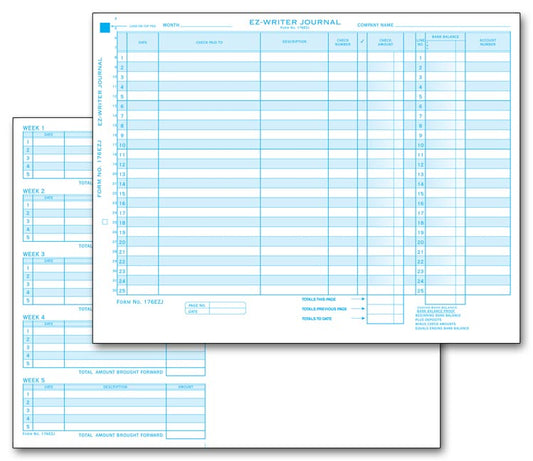 176EZJ EZ Writer Journal 11 x 8 1/2" QTY 25