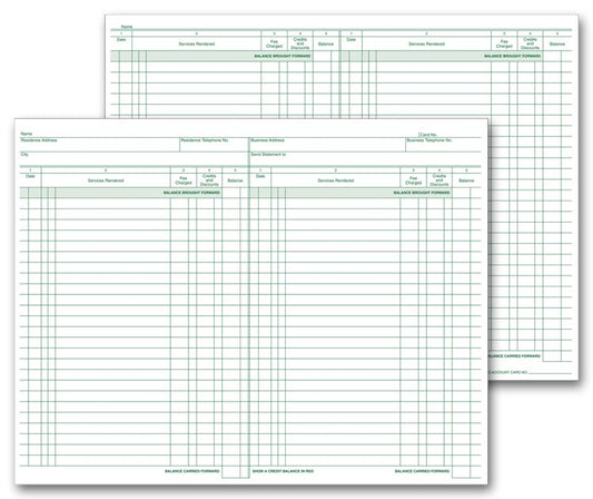 20082 Patient Service & Account Records 11 x 8 1/2" QTY 250