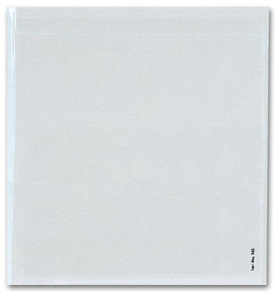 20146 Adhesive Transparent Plastic File Pockets 9 1/4 x 10" QTY 250