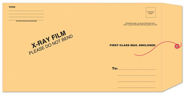2673 X-Ray Mailing Envelopes 7 x 12 1/2" - 100 Envelopes