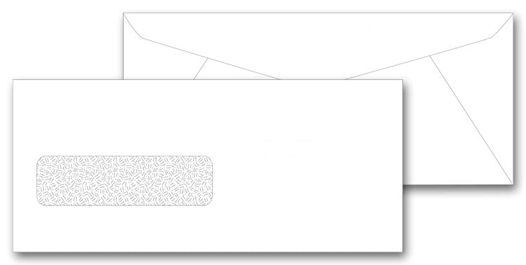39004 Single Window Confidential Envelope 3 7/8 x 8 7/8" QTY 250