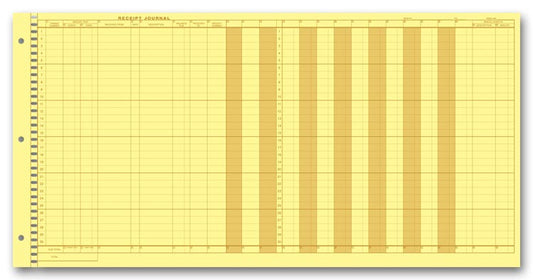 447 Receipt Journal 22 x 11" QTY 24