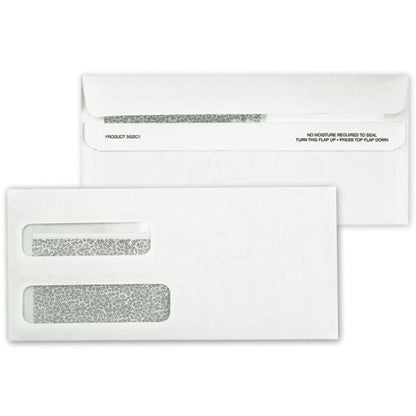 5022C Double Window Confidential Self Seal Envelope 9 x 4 1/8" QTY 100