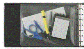 54257N Vinyl Pocket Organizer for 7 Ring Binders 13 x 9 1/2"