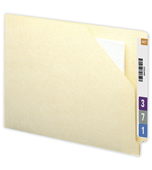 75715 Smead End Tab File Jacket with Antimicrobial Protection 11 PT 9 1/2 x 12 1/4" - QTY 100